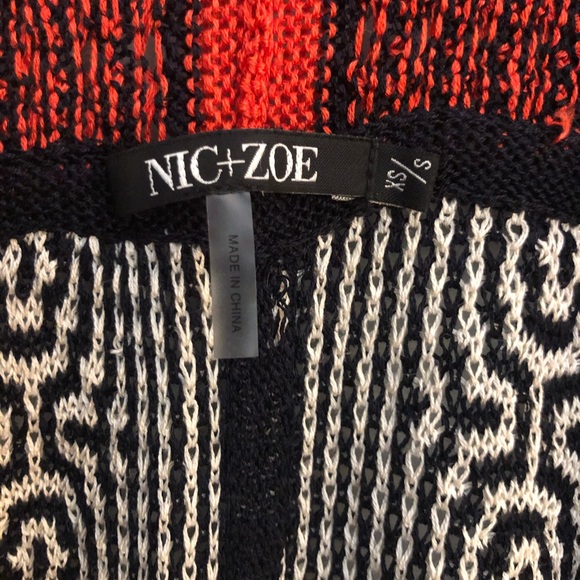 Patterned Cardigan Sweater by Nic + Zoe - Picture 3 of 3